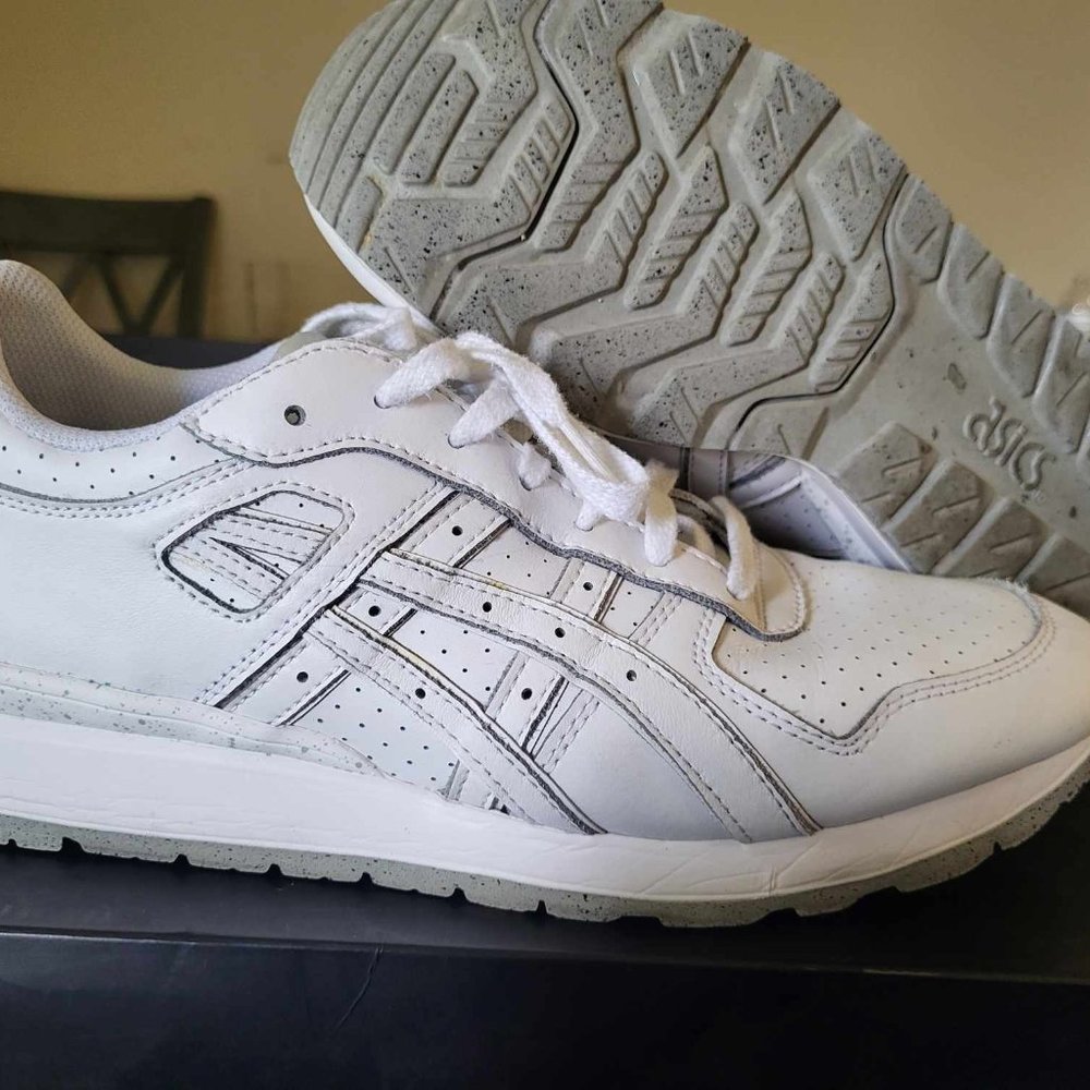 Asics Mens GT-II White/Grey Spackle H50FK-0101